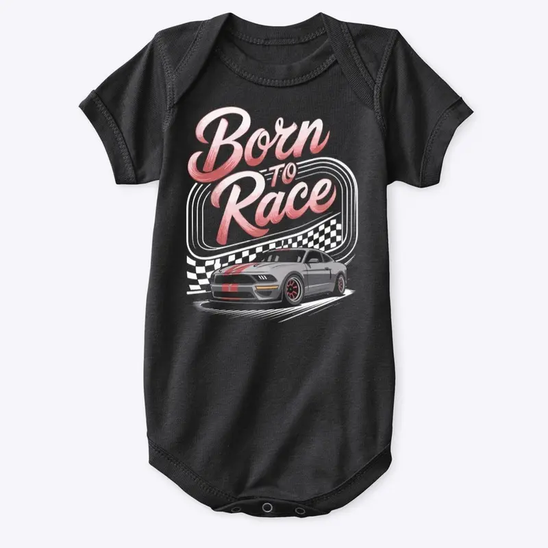 'Born To Race' Baby Onesie