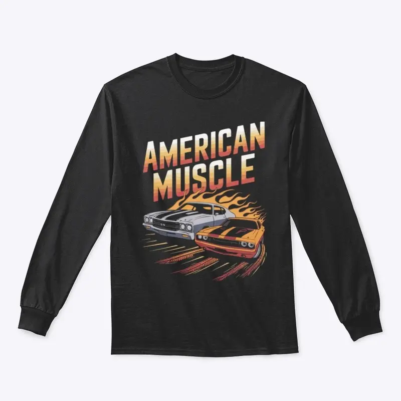 'American Muscle' Long Sleeve Tee